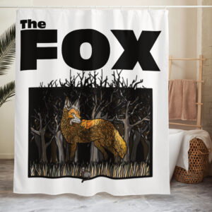 The Fox Shower curtain