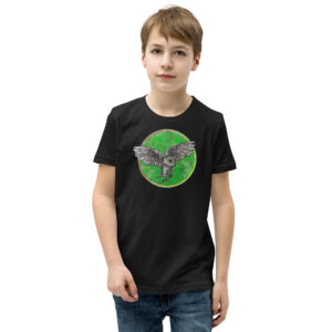 Green Owl Youth Short Sleeve T-Shirt