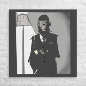 Ape Portrait Canvas