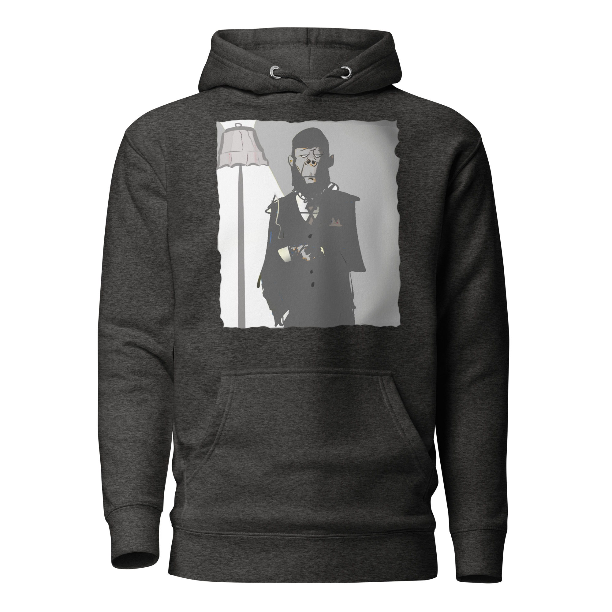 Ape Portrait Unisex Hoodie - Image 9
