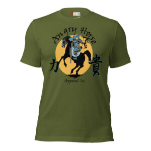 Angry Horse Samurai Hunter - Strength & Honor - Unisex t-shirt