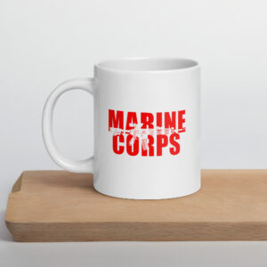 Marin Corps M27 - White glossy mug