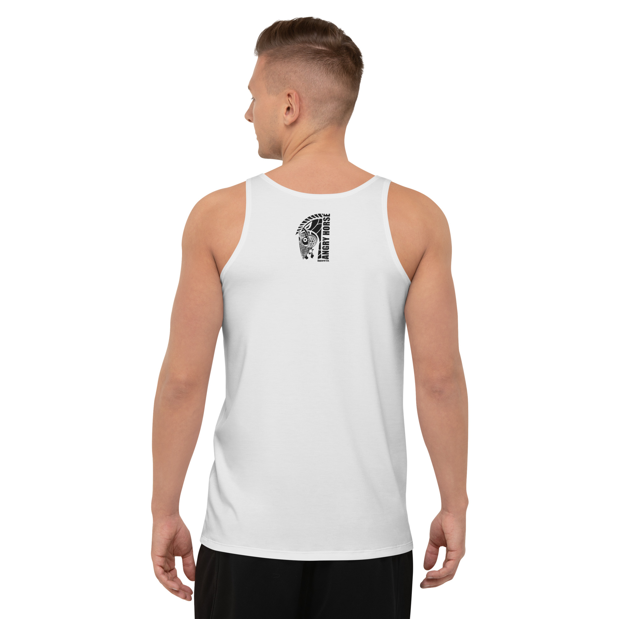 Do Not Skip Leg Day, Black on White - Unisex Tank Top - Image 7