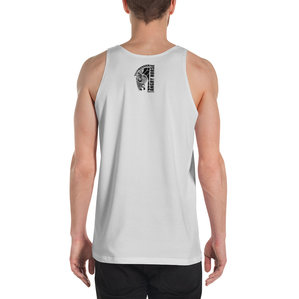 Do Not Skip Leg Day, Black on White - Unisex Tank Top - Image 8