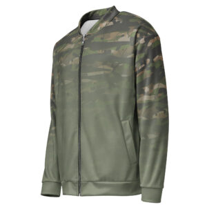 Woodland Tiger Green Fade Unisex Bomber Jacket