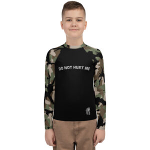 Do Not Hurt Me - 90's War Hero - Youth Rash Guard