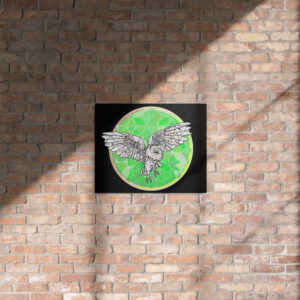 Emerald Owl - Metal prints