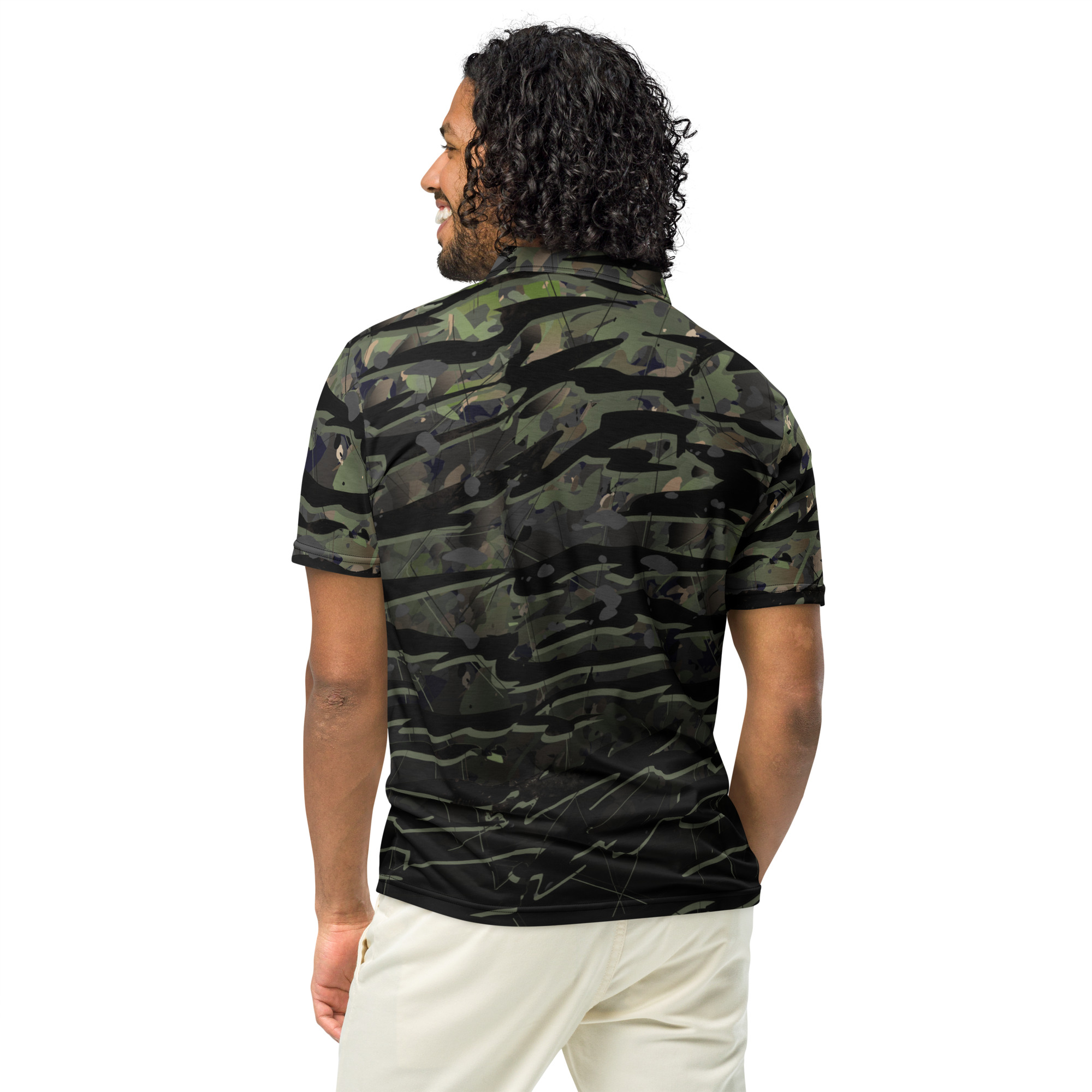 Mystic Tiger - Men’s slim fit polo - Image 5