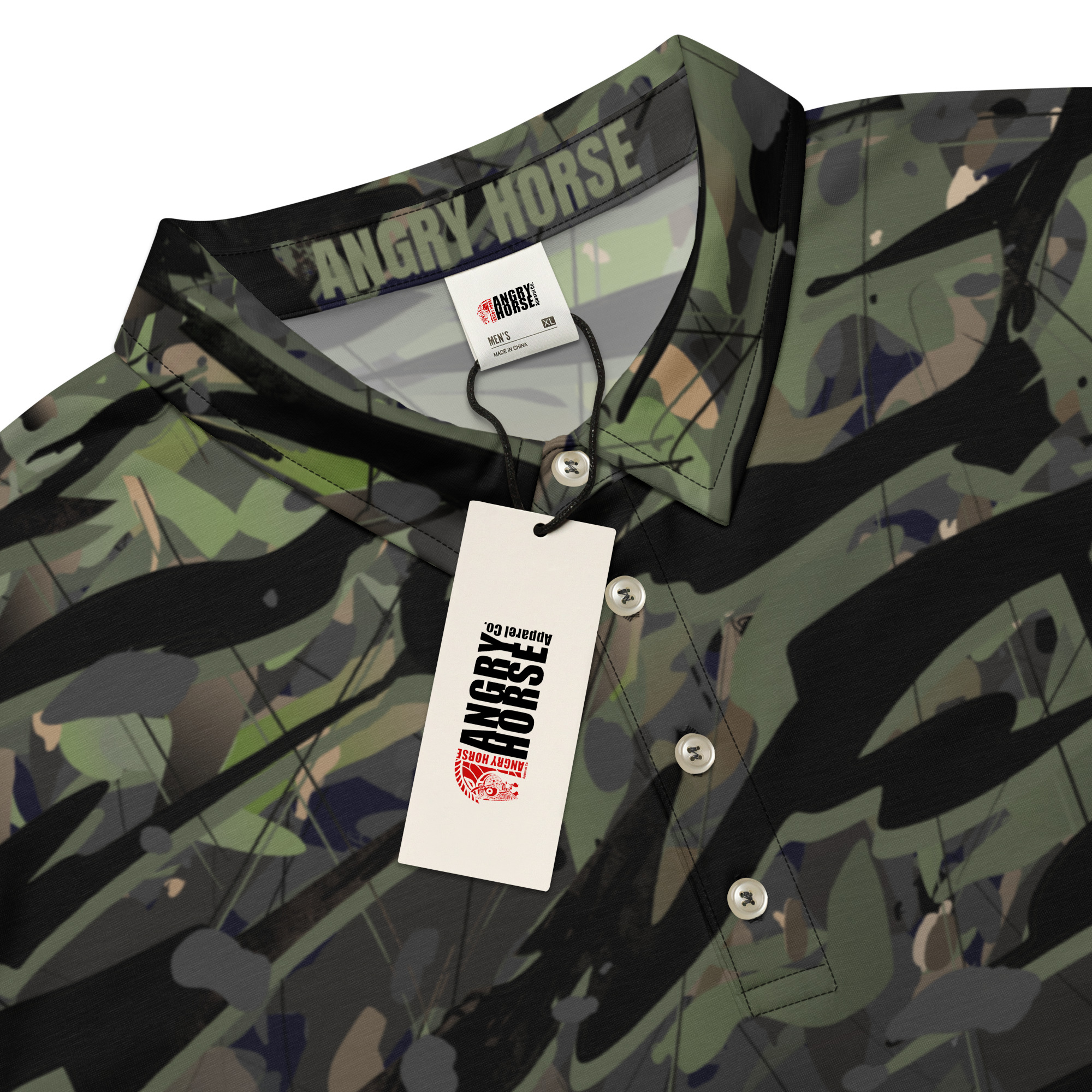 Mystic Tiger - Men’s slim fit polo - Image 6