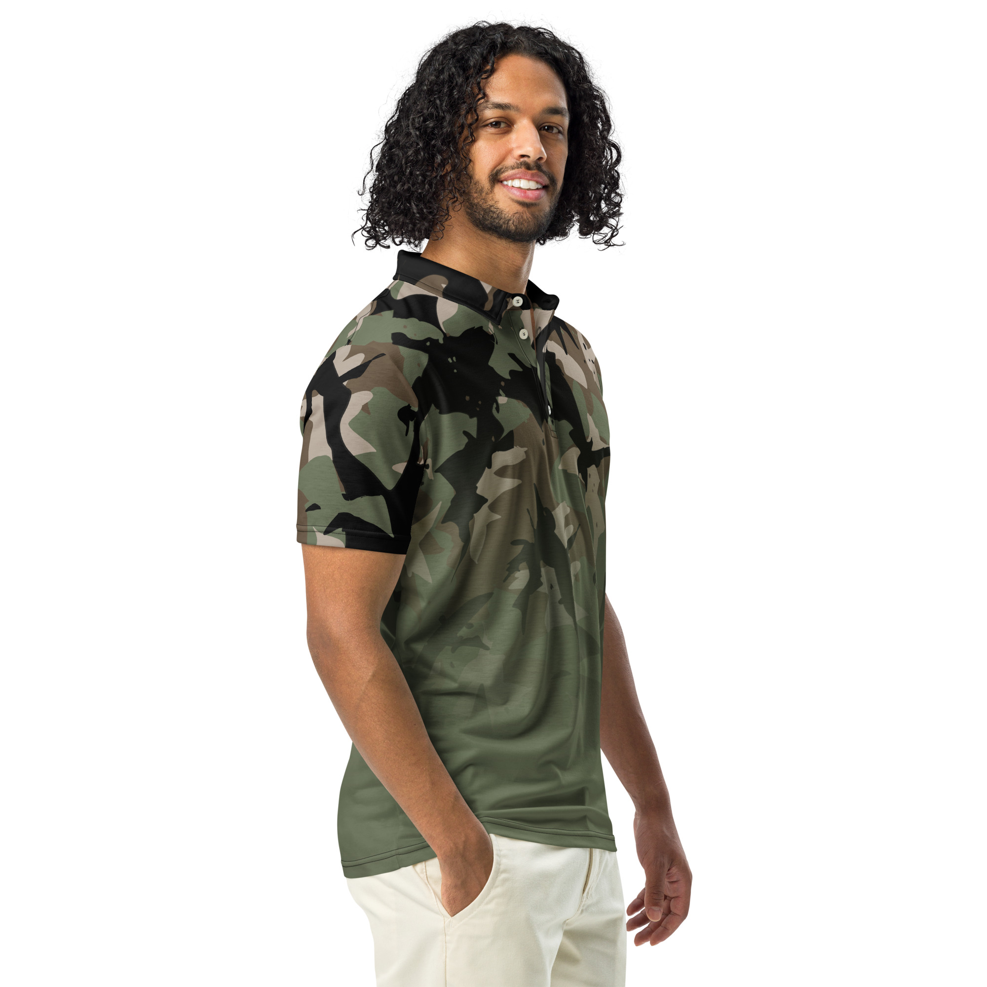90's War Hero - Men’s slim fit polo - Image 10
