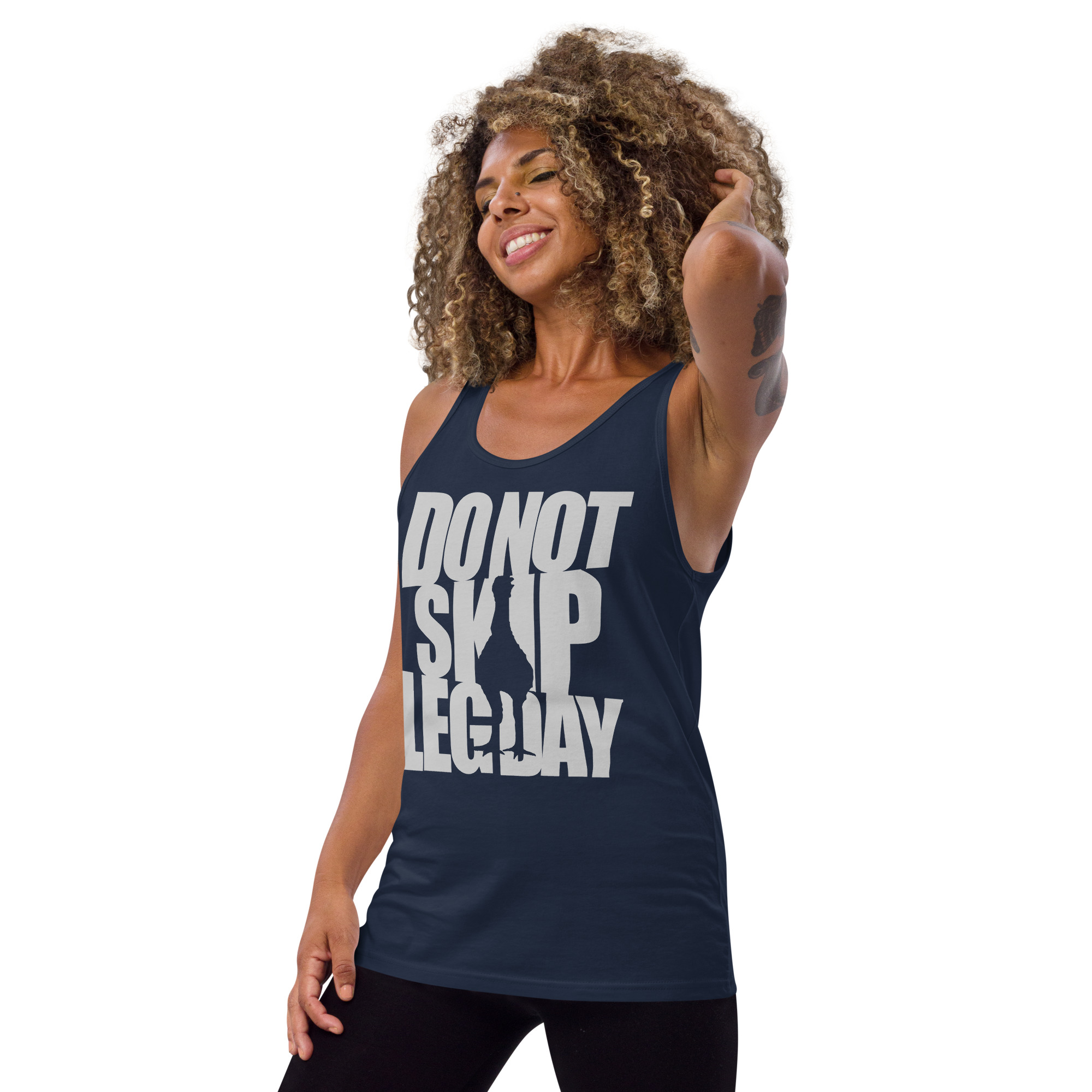 Do Not Skip Leg Day - Men's Tank Top - Image 3