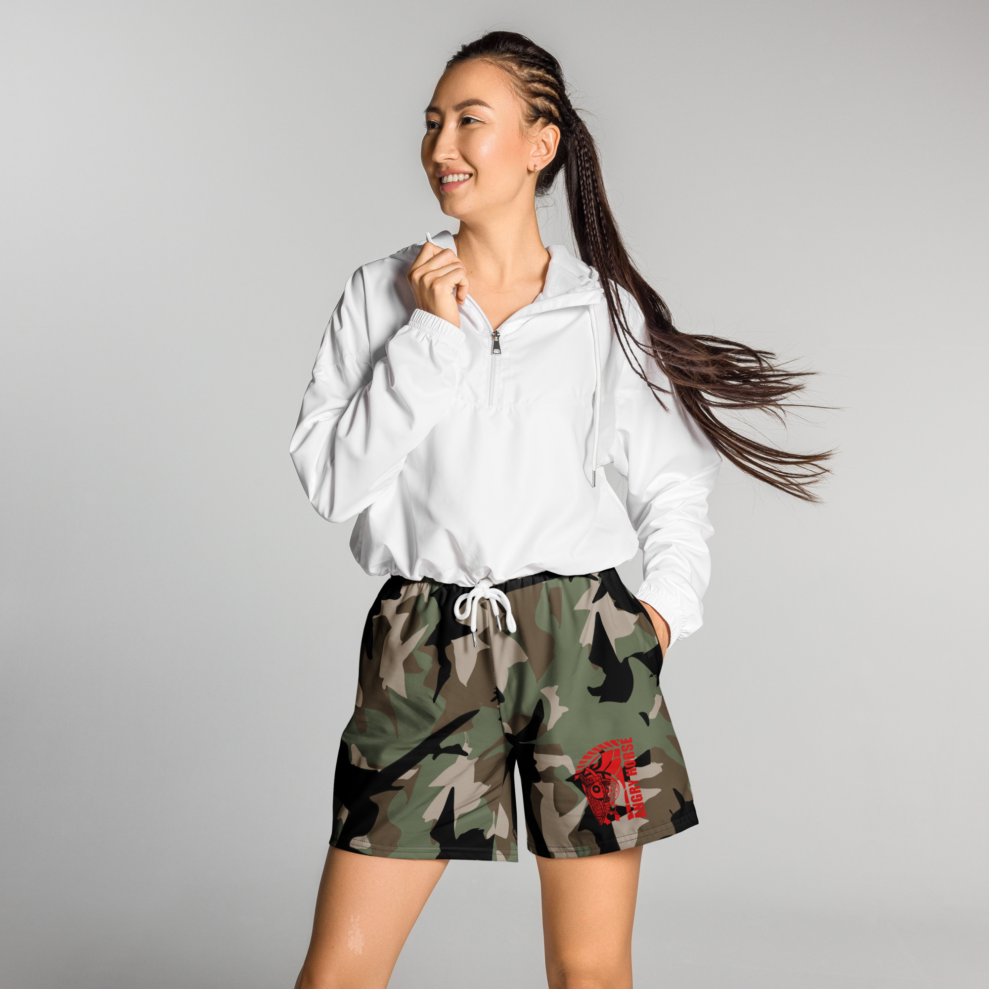 90's War Hero Unisex Athletic Long Shorts - Image 2