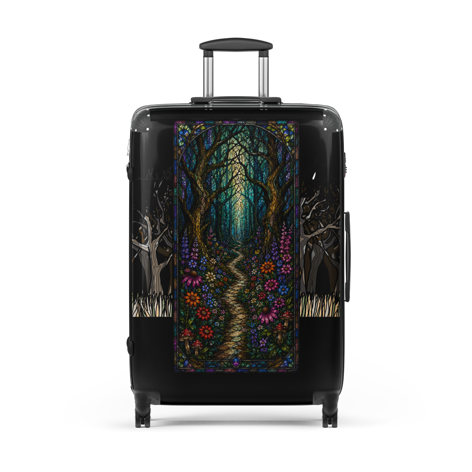 Stained Glass Forest Hard-shell suitcase - Image 3