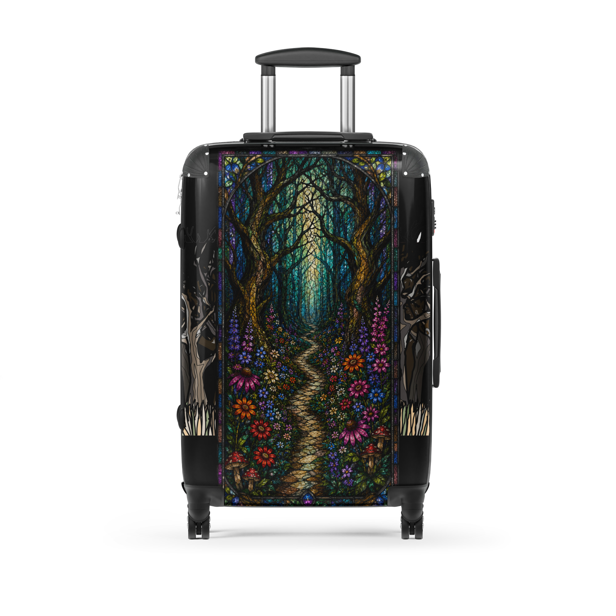 Stained Glass Forest Hard-shell suitcase - Image 2