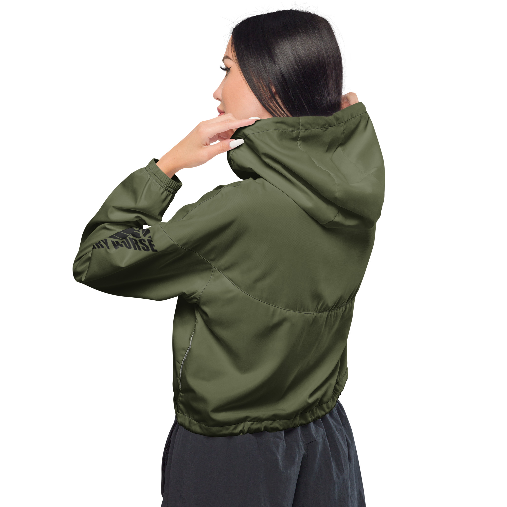 Angry Horse Ronin - Women’s cropped windbreaker - Image 10