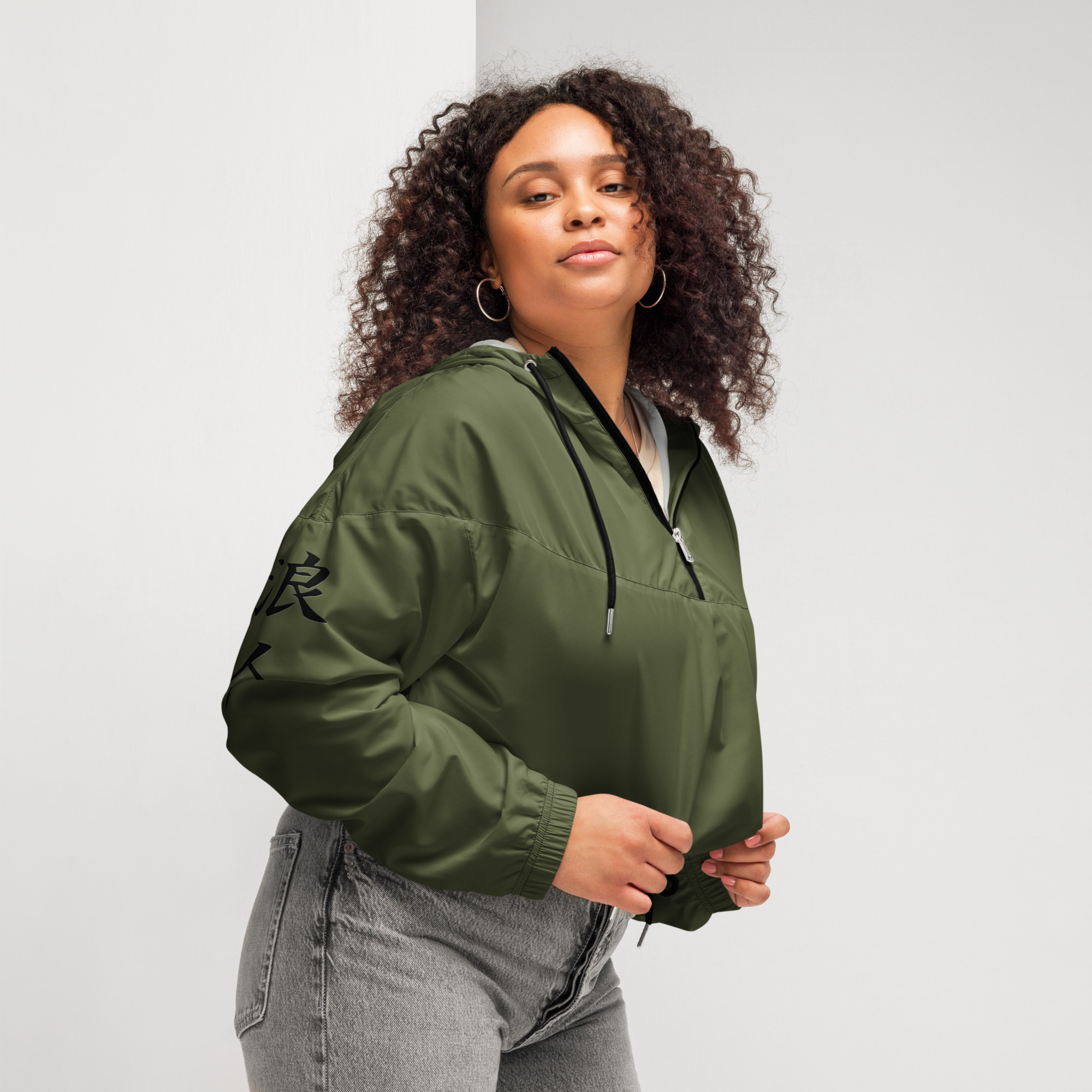 Angry Horse Ronin - Women’s cropped windbreaker - Image 2