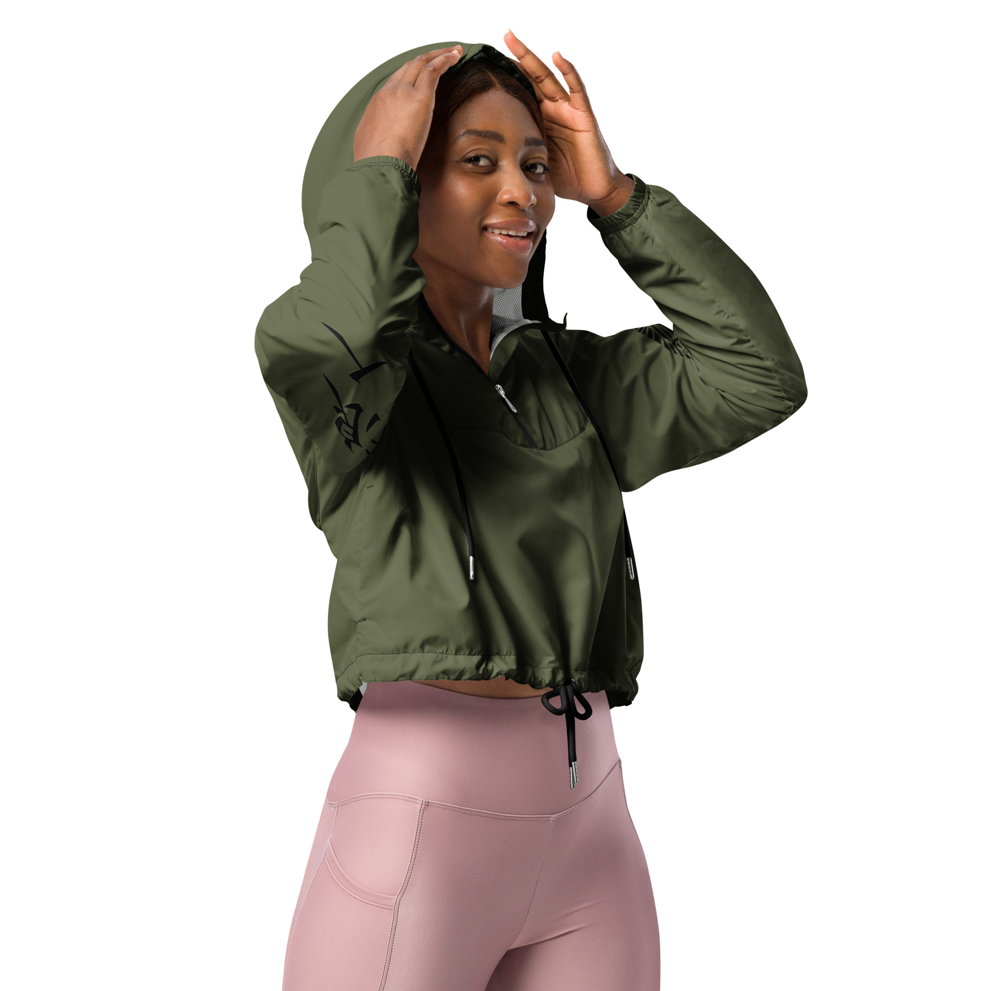 Angry Horse Ronin - Women’s cropped windbreaker - Image 6