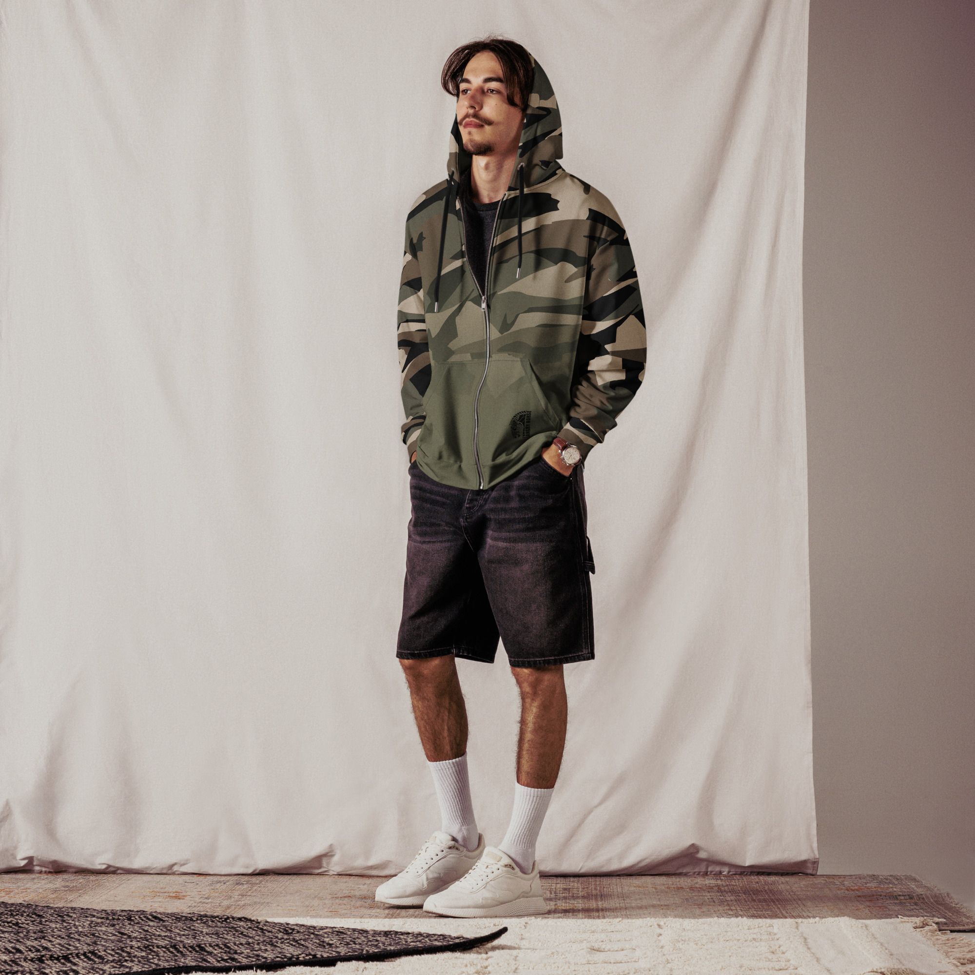 Dutch True Fade Unisex zip hoodie - Image 3